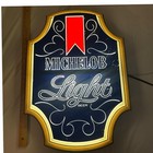 Vtg Michelob Light Anheuser-busch Logo 1986 Lighted 25  Beer Sign