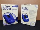 Cozy Cover Premium Quilted Collection - Secure Baby Car Seat Cover - Indigo Blue