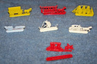 Lot Of 6 Vintage 1950s Nabisco Cereal Prize Premiums-standing Wagons  Ships
