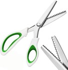 Fri4free 9  Pinking Shears Zig Zag Fabric Sewing Craft Scissors   Professional S
