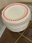 Last 1   Pyrex Penn Dutch Flower Red 10 5     Friendship  Under Plate 795 Charger 