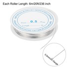 1pcs Craft Wire Beading Copper Wires For Jewelry Production silver -0 5mm