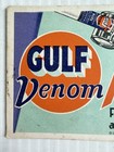 Vtg Gulf Refining Co  Ink Blotter Ad  Venom Kills Flies   Mosquitoes  Insects