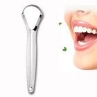Tongue Scraper Stainless Steel Tongue Cleaner Fresh Breath Oral Cleaner Usa