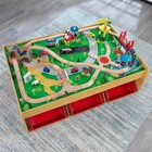 Kid s Wood Play Railway Train Table Set 120 Pc Brio Thomas   Friends Compatible