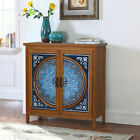 Accent Storage Cabinet 2 Doors Decorative Cabinet Buffet   Sideboard