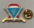 Usa Support Ribbon Patriotic Colorful Soft Enamel Lapel Pin