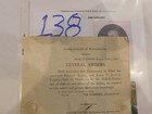401 War Of 1812 Us War With Britain Military Broadside General Order Mass 1810