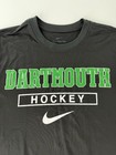 Nike Dartmouth Hockey Big Green Legend Short Sleeve T-shirt New Size Xl Black