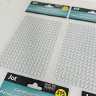 Jot Do It Yourself Projects Gemstone Stickers Clear Bling 315 Ct pkg Lot Of 5