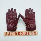 Nike Superbad 7 0 Padded Nfl Football Gloves Rich Red Gold Men   s Sz Xl New