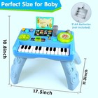 Baby Dj Table For Toddlers 1-3  Baby Musical Piano Toys 6-9-12-18 Months Toddler