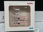 1 500 4 Piece Lavatory   Fuel Tanker Trucks Herpa 520850 Also Used For 1 400 Gse