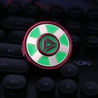 Lumious Heart Edc Fidget Metal Hand Spinner Focus Adhd Autism Finger Toy Gyro