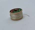 Vintage Coats   Clark   s Pure Silk Twist Thread Wooden Spool Bobbin Ivory Beige