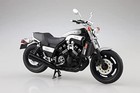 Aoshima Yamaha Vmax Silver 1 12 Scale Motorcycle Diecast Model F s W tracking 