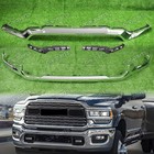 Front Bumper Upper   Lower Grille Molding Trim For Ram 2500 3500 4500 2019-2024