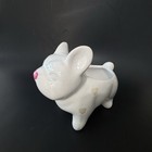French Bulldog Planter Frenchy Dog Pup Valentine Heart Nose Ceramic 5 t In Out