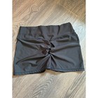 Womens Black Scrunch Butt Enhancing Athletic Gym Shorts Xl Tiktok Trend Yoga
