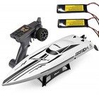 Udi005 2 4g Brushless Rc Boat High Speed Remote Control Toy W  2 Batteries Gifts