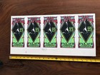 Uncut Sheet Of 5 Eric Claption Handbills  Detroit 1995  Signed By Mark Arminski