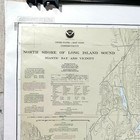 Vtg Noaa N Shore Long Island Sound Connecticut Sounding Map  13211 31 x35  1991