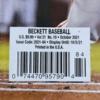 Beckett Baseball Price Guide Back Issue Kris Bryant Giants Cover Oct 2021 Htf