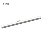 4 Pcs 5mm X 3mm X 400mm Carbon Fiber Wing Pultrusion Tube Round