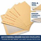 Please Do Not Bend Hard Card Board Backed Envelopes Brown Manilla C6 C5 A5 A4 A3