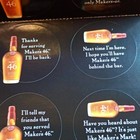 Maker s Mark Maker   s 46 Sticker Sheet Distillery Advertising Original 2011
