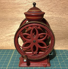 Vintage Barjak Cast Iron Double Wheel Table Top Coffee Mill - San Francisco Usa