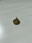 Porsche 12k Gold-filled Pendant By Forstner   Vintage 7 8  Diameter Circle Charm