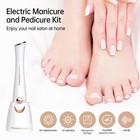 Electric Nail Drill File Professional  Manicure Pedicure Kit With Uv Nail Lam   
