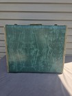 Vintage 1950s Samsonite 15  Suitcase Bermuda Green Marbled Schwayder Luggage