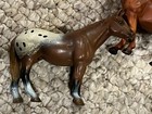 Lot Of 3 Vintage Schleich Brown Horses 2000 2002