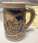 Budweiser Oktoberfest Stein 1993 With Certificate Authenticity Limited Edition