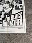 Original 1974 The Black Godfather Movie Poster 27x40 75 Blaxploitation One Sheet