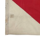 Vintage Nautical Signal Flag Maritime Boat Ship Art Old Cloth Foxtrot Letter F
