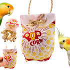 Bonka Bird Toys 2743 Sola Popcorn Delight Treat Chew Forage Parrot Cage Toy Pet