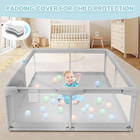 Baby Playpen Play Yard  50x50 Safety Playpen For Indoor   Outdoor Use