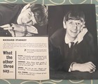 1963 Beatles Magazine Ringo Starr  the Story Of A Ring A Ding Star  Vgc