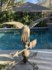 Large Antique Folk Art Copper Soaring American Eagle Weathervane 25  Wingspan