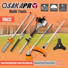 56cc 5-in-1 Gas Multi Tool System W pole Saw Trimmer Brush Cutter Epa
