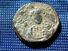  jesus Christ  With Emperor Basil I  Byzantine Follis 867-889 Ad - 29 Mm - Bc28