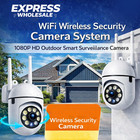 1080p Smart Wireless Wifi Security Camera Ptz 355   Night Vision Indoor Outdoor