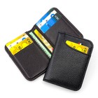 Business Thin Men s Leather Short Bifold Wallet Credit Card Holder Purse Clutch
