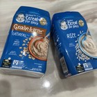 2- Pack Bundle Gerber One Cereal Grain   Grow Oatmeal And One Rice Cereal 8oz Ea
