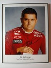 2002 Gil De Ferran Autographed Photo Signed Indy 500 Photo   Coa Irl Framed