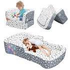 Toddler Travel Bed  Portable Toddler Bed   Chair 2-in-1     Convertible Travel 