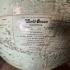 Vtg Replogle World Ocean Series 12    Made In Usa With Metal Stand Tabletop Globe